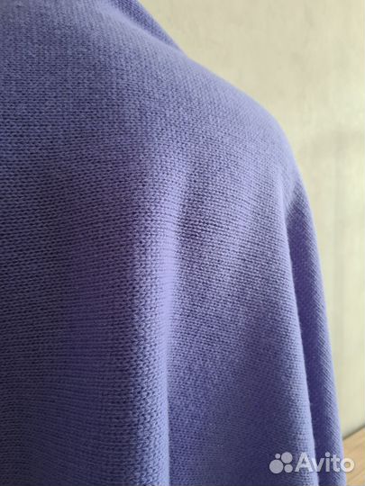 Сиреневый шарф из 100 мериноса, ручная работа