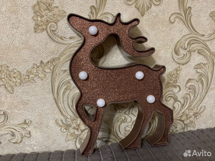 Светильник ночник олень