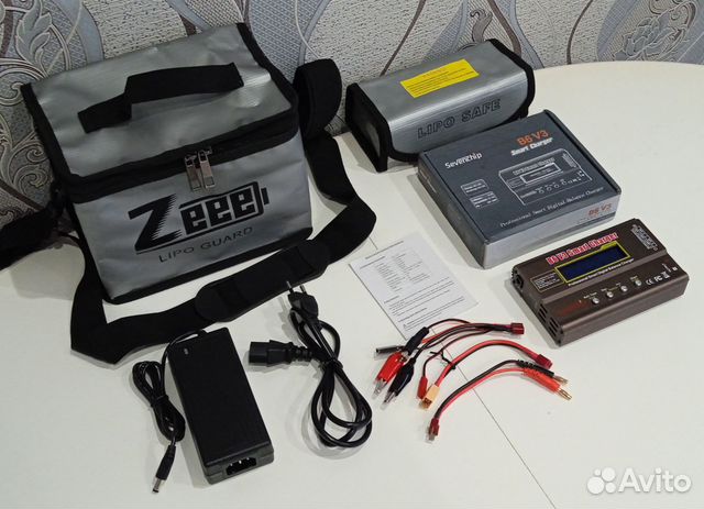 Зарядное imax b6 v3 + огнеупорные сумки