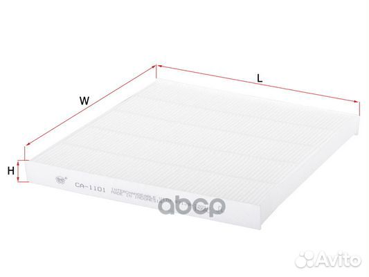 Фильтр салона;toyota land cruiser prado 4.0 200