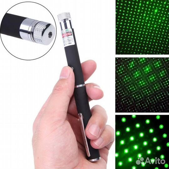 Лазерная указка с 1 насадкой