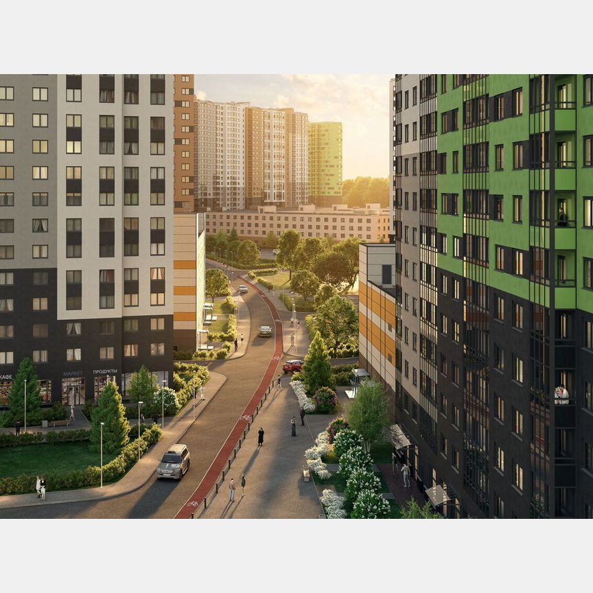2-к. квартира, 44,3 м², 20/25 эт.