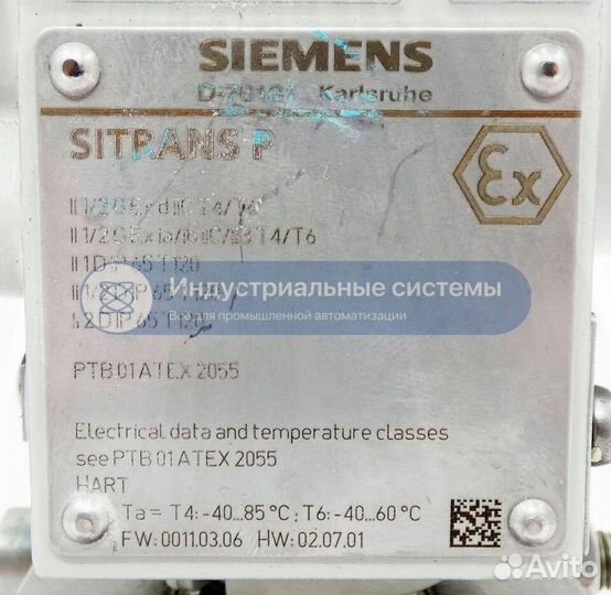 Датчик давления Siemens 7MF4433-1DA02-1RB7-Z