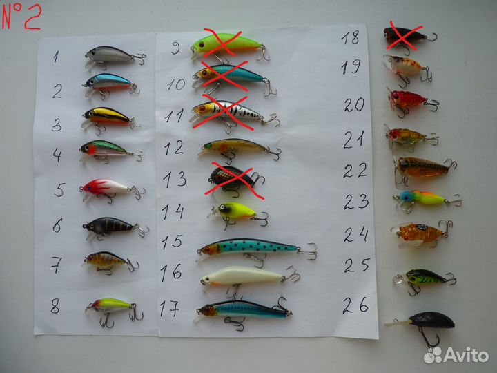 Воблеры, блёсны