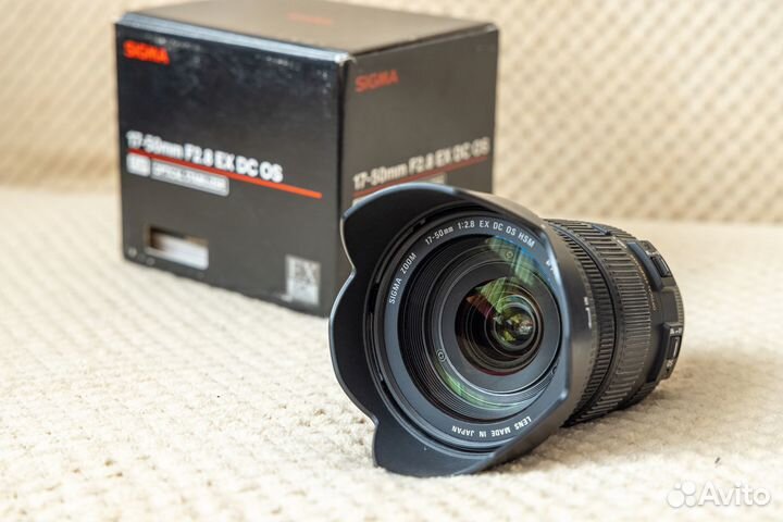 Sigma 17-50mm f/2.8 ex dc os hsm for Canon EF-S
