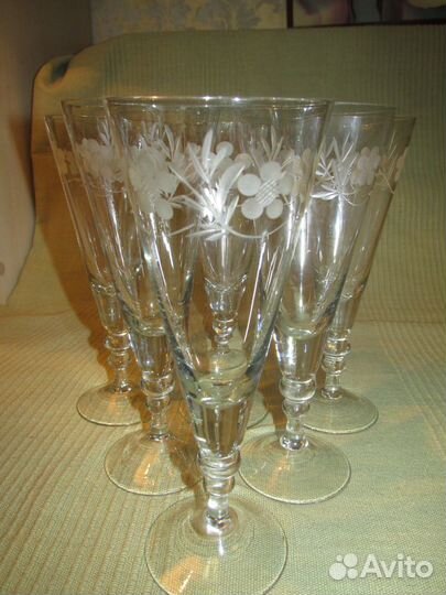 Фужеры Свадебные завод им. 1 кдо автор Горошкин