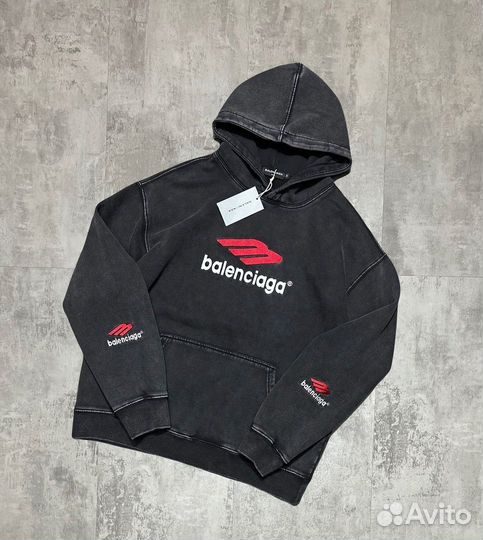 Худи Balenciaga флис