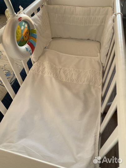 Детская кроватка люлька mothercare с маятником