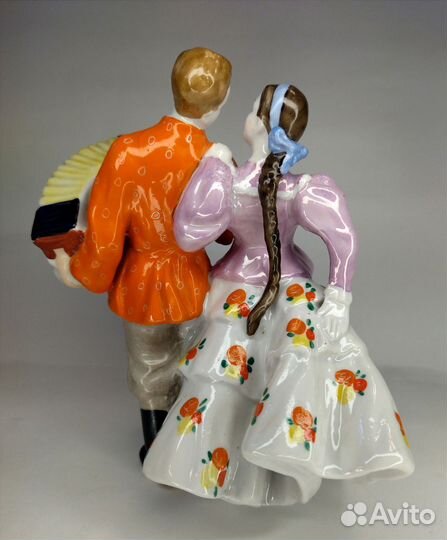 Статуэтка Уральская Кадриль Дулево 1962 год