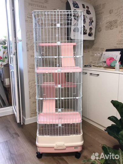 Клетка Kredo R63 для шиншилл, хорьков, дегу