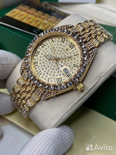 Часы Rolex pearlmaster с камнями