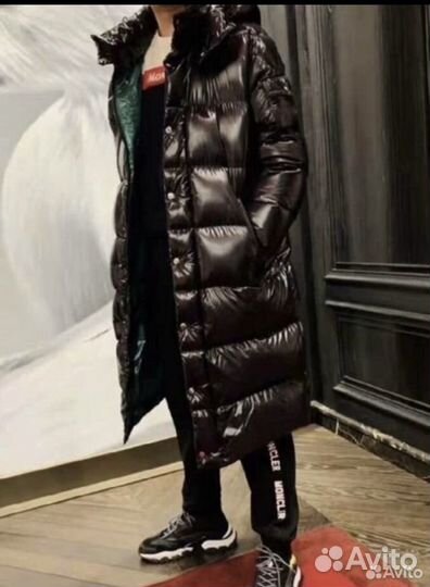 Пуховик moncler maya длинный