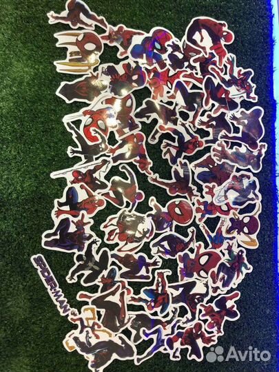 Игровые стикеры/наклейки 2077/Spider-man/GTA/LOL