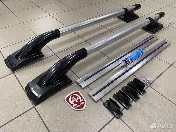 Рейлинги крыши с трубами Shark Mitsubishi L200