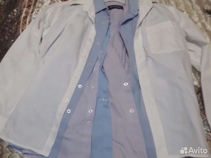 Рубашки на мальчика, рост 128-146