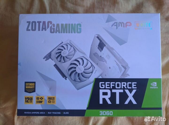Видеокарта Zotac RTX 3060 AMP White Edition
