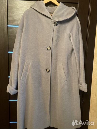 Пальто из шерсти альпаки