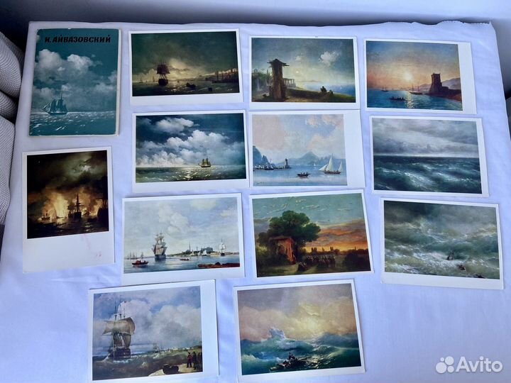 Открытки СССР советские наборы открыток Аврора