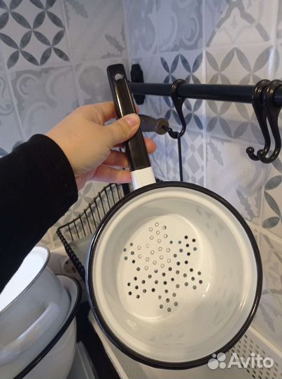 Дуршлаг эмаль