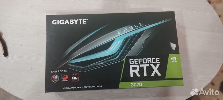 Продам видеокарту RTX 3070 gigabyte eagle