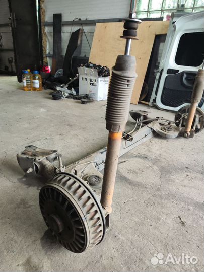 Задняя балка в сборе лада ларгус