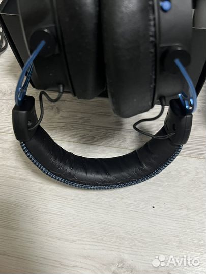 Наушники hyperx cloud alpha s blue