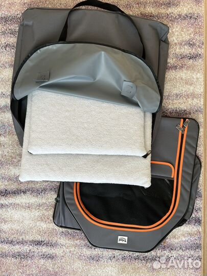 Сумка переноска для животных двойная