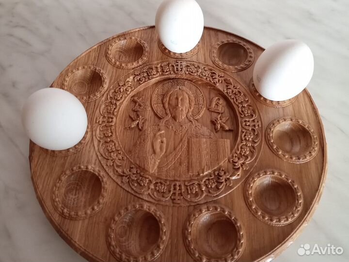 107 Подставка для яиц пасхальная. Диаметр 25 см