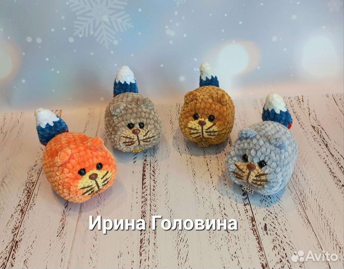 Котик символ 2023 игрушка ручная работа