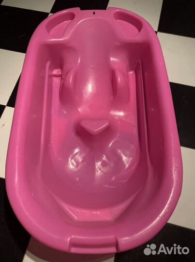 Ванночка с горкой для купания грудничка