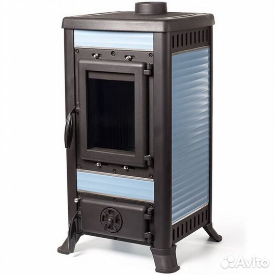 Печь-камин klemens I голубой