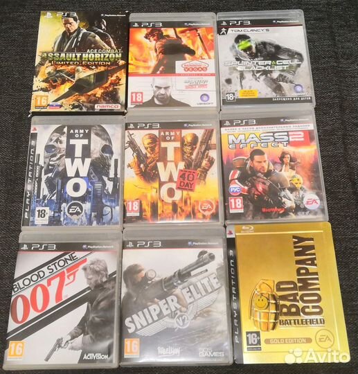 Диски, игры ps3