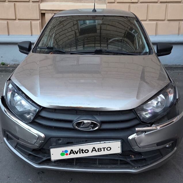 ВАЗ (LADA) Granta 1.6 MT, 2021, битый, 94 970 км