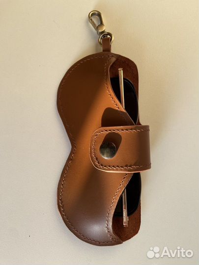 Чехол для очков натуральная кожа ручная работа