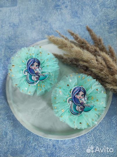 Бантики на резинках для волос