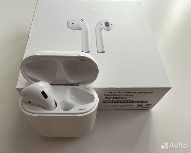 Airpods 2 оригинал левый кейс