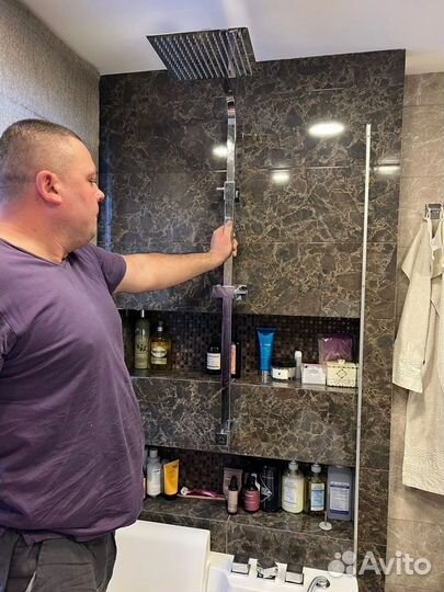 Установка и гидроизоляция душевой кабины