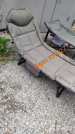 Раскладушка туристическая с матрасом