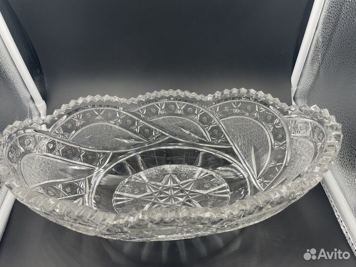 Хрустальная конфетница (салатница) 