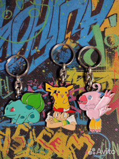 Брелок коллекционный Pokemon, Digimon