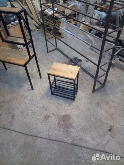 Подставка для обуви в стиле лофт