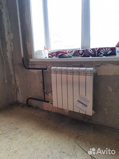 Установка радиаторов отопления