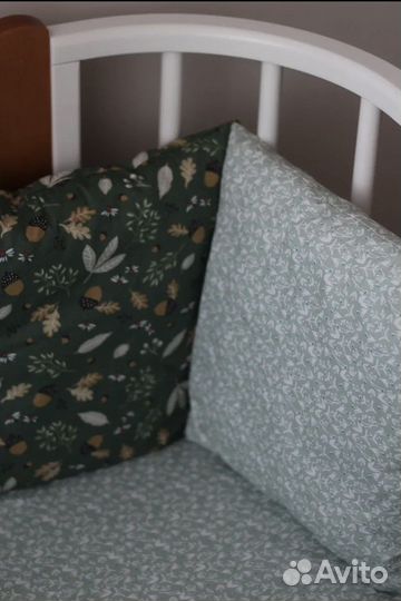Новые бортики подушки в детскую кроватку