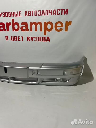 Передний бампер Волга 31105 цвет серебристый