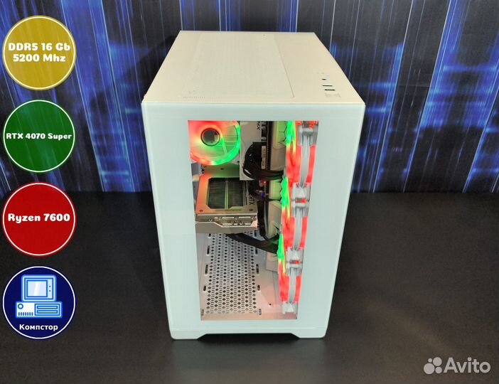 Собранный компьютер AMD7600-RTX4070SUP-16DDR5-DMZ0397