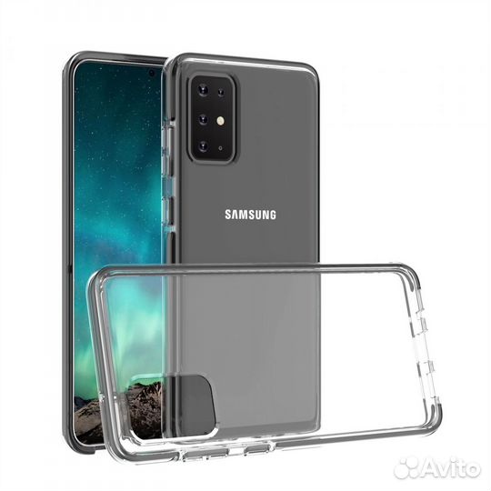 Силиконовый чехол для Samsung Galaxy S20 прозрачн