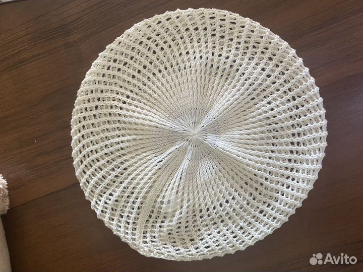 Берет летний вязаный