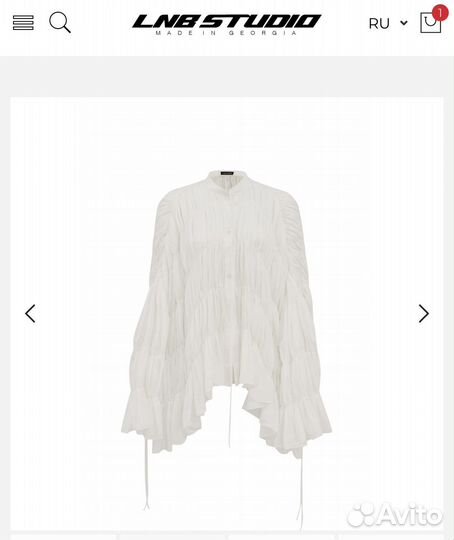 Рубашка блуза белая