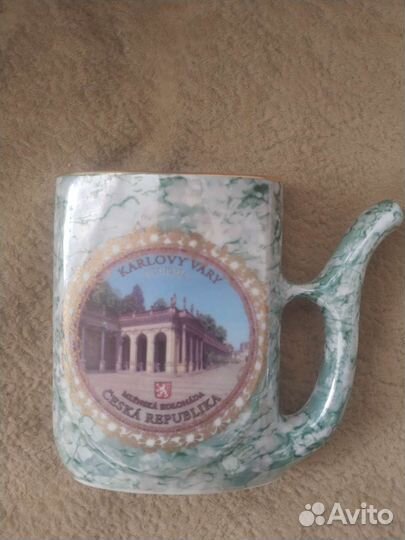 Кружка бюветница,поильник Карловы Вары,Есентуки
