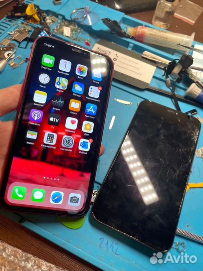 Ремонт телефонов iPhone / Замена стекла